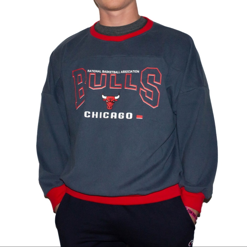 Chicago Bulls Basketballs Crewneck